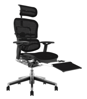 Poltrona operativa con legrest Ergohuman Elite by Procomfort