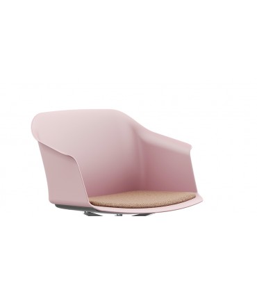 Sedia con monoscocca termolastica a 4 gambe Aura by Sèlin