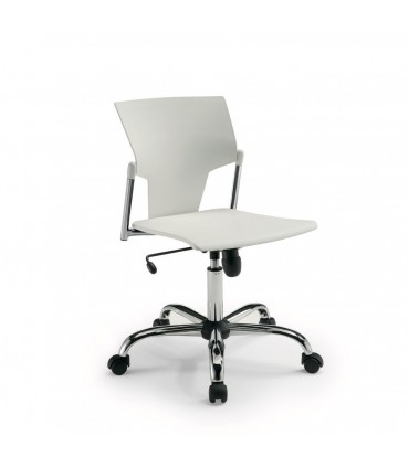 Poltrona su ruote in polipropilene Spring by Compir