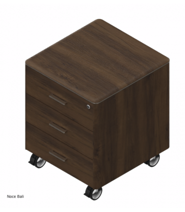 Cassettiera monocolore su ruote Iulio