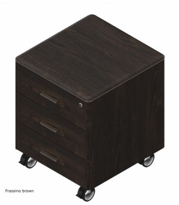 Cassettiera monocolore su ruote Iulio