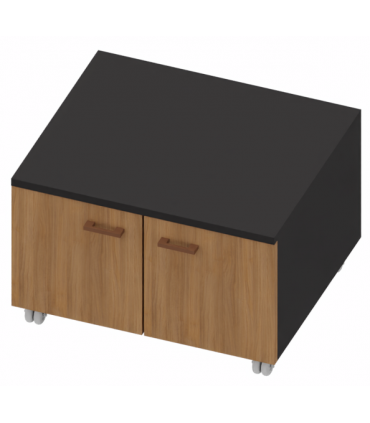 Mobile Porta-stampante con ante by Las