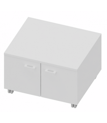 Mobile Porta-stampante con ante by Las