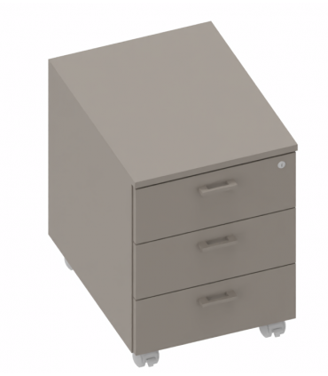 Cassettiera su ruote 3 cassetti by Las