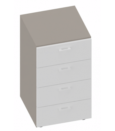 Mobile basso 4 cassetti by LAS