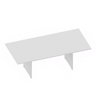 Tavolo riunioni con basamento in legno LAS