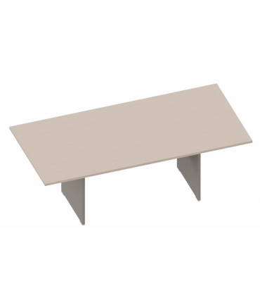 Tavolo riunioni con basamento in legno LAS
