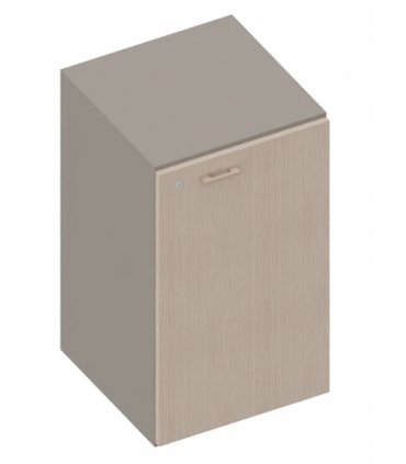 Mobile basso con 1 anta in legno by LAS