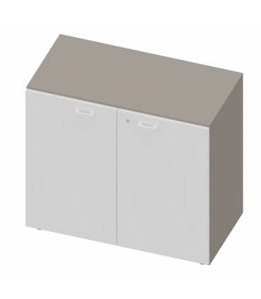 Mobile basso con ante in legno by LAS