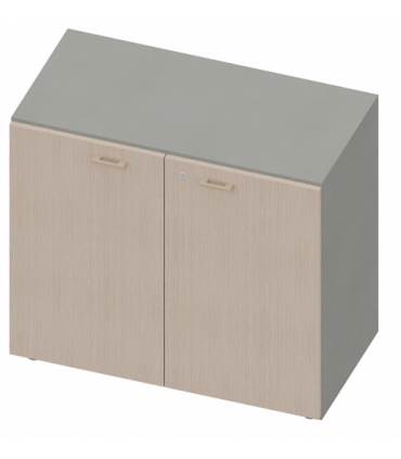 Mobile basso con ante in legno by LAS