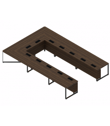 Tavolo riunioni a "C" I MEET by Las
