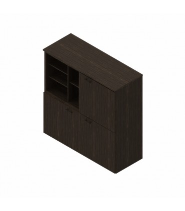 Contromobile con ante e vano a giorno Delta by Las