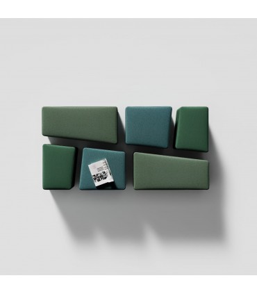 Pouf geometrici Drive in by Las