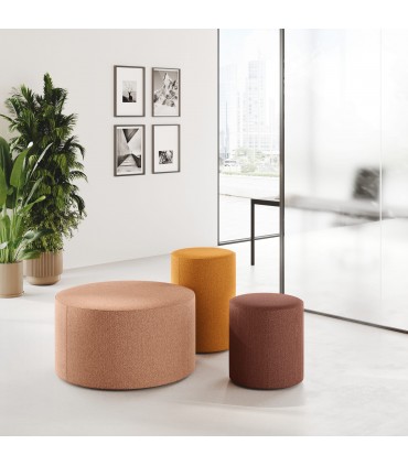 Pouf circolari Drive in by Las