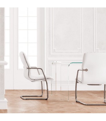 Poltrona interlocutoria a slitta Formen by Las