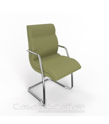 Poltrona interlocutoria a slitta Formen by Las