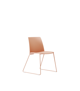 Sedia a slitta Vedette by Las