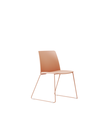 Sedia a slitta Vedette by Las