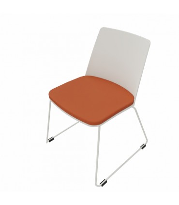 Sedia a slitta Vedette by Las