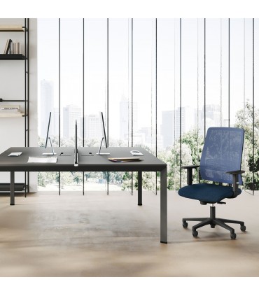 Poltrona operativa con schienale in rete Star