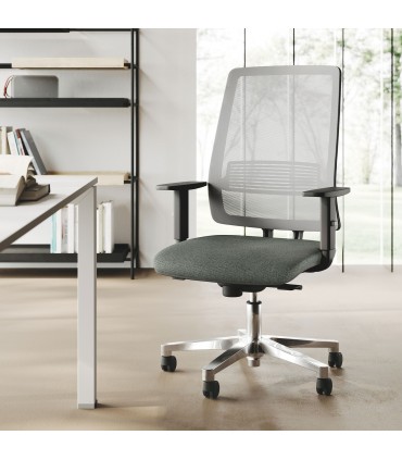 Poltrona operativa con schienale in rete Star