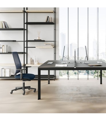 Poltrona operativa con schienale in rete Star