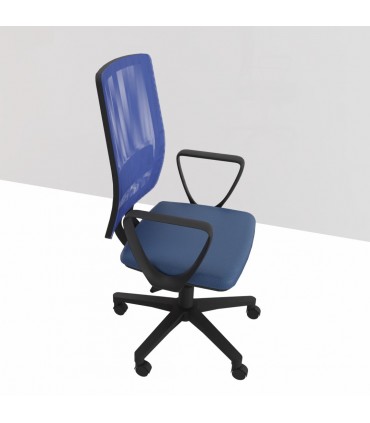 Poltrona operativa con schienale in rete Star