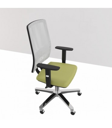 Poltrona operativa con schienale in rete Star