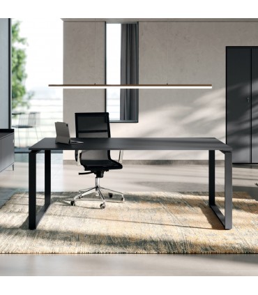 Scrivania con gamba ad anello chiuso Loft