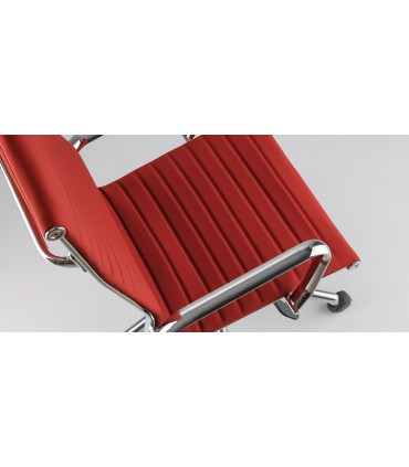 Poltrona semi direzionale con schienale basso Karma