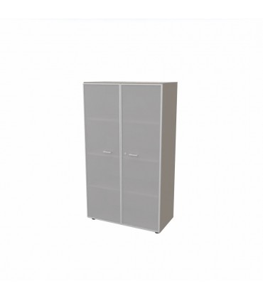 Libreria media con ante in vetro by LAS