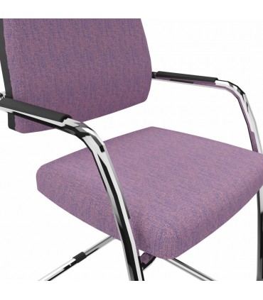 Sedia a slitta imbottita Sistema