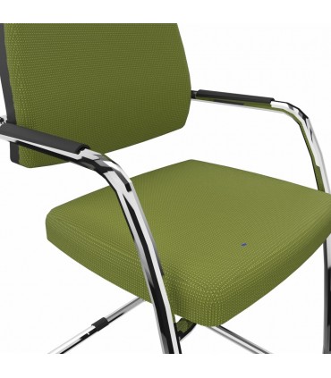 Sedia a slitta imbottita Sistema