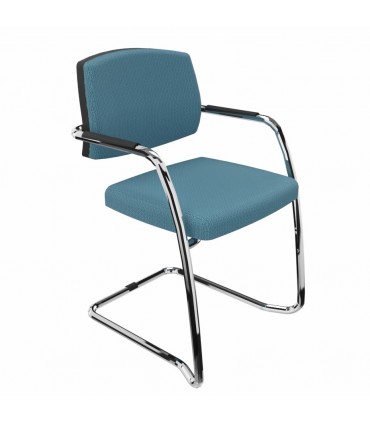 Sedia a slitta imbottita Sistema