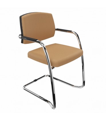 Sedia a slitta imbottita Sistema