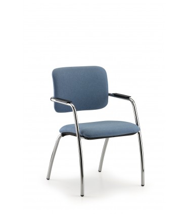 Poltrona interlocutoria a 4 gambe Sfera by Selin