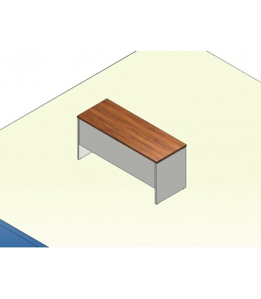 Scrivania con gamba pannellata p.60 by Colombini