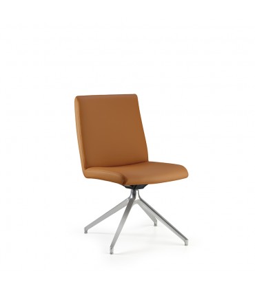 Poltrona interlocutoria con base piramidale Status by Compir
