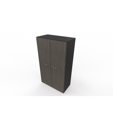 Libreria media con ante in legno by LAS