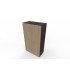 Libreria media con ante in legno by LAS
