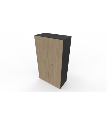 Libreria media con ante in legno by LAS