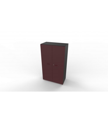 Libreria media con ante in legno by LAS