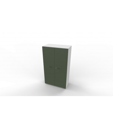 Libreria media con ante in legno by LAS