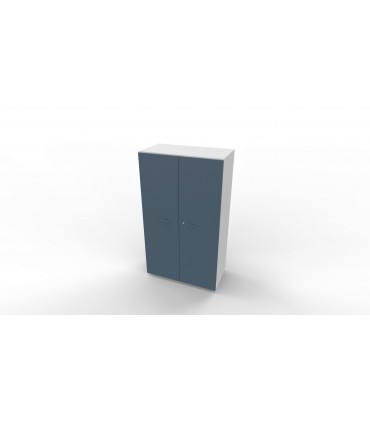 Libreria alta con ante in legno by LAS