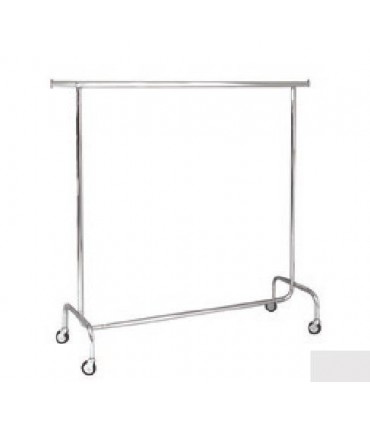 Appendiabiti su ruote cromato L. 150 - 220 cm.