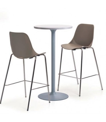 Tavolo bistrot circolare luna by Compir