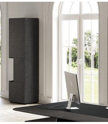 Totem con mobile basso centrale Monolith by Las