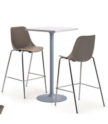 Tavolino alto quadrato luna by Compir