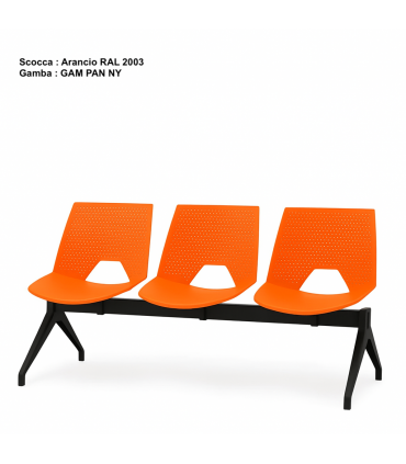 Panca da attesa Sidney by Italian Sedioliti