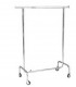Appendiabiti su ruote cromato L. 100-170 cm.